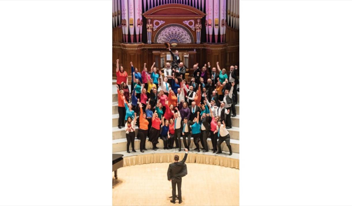 Men United in Song and Sing for Life 2021