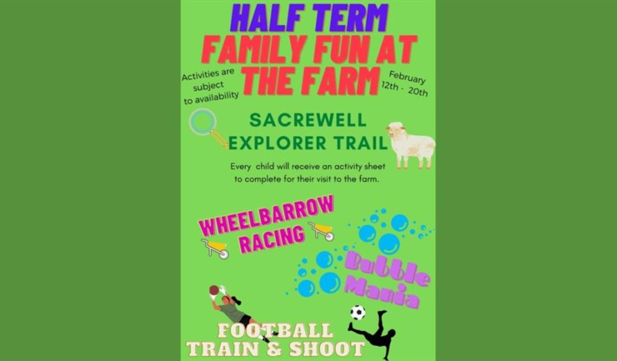 Half term at Sacrewell