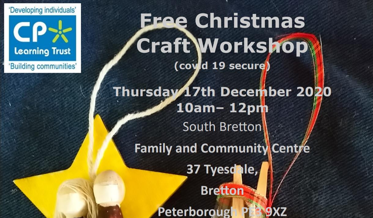 Free Christmas Craft Workshop (Covid 19 secure)
