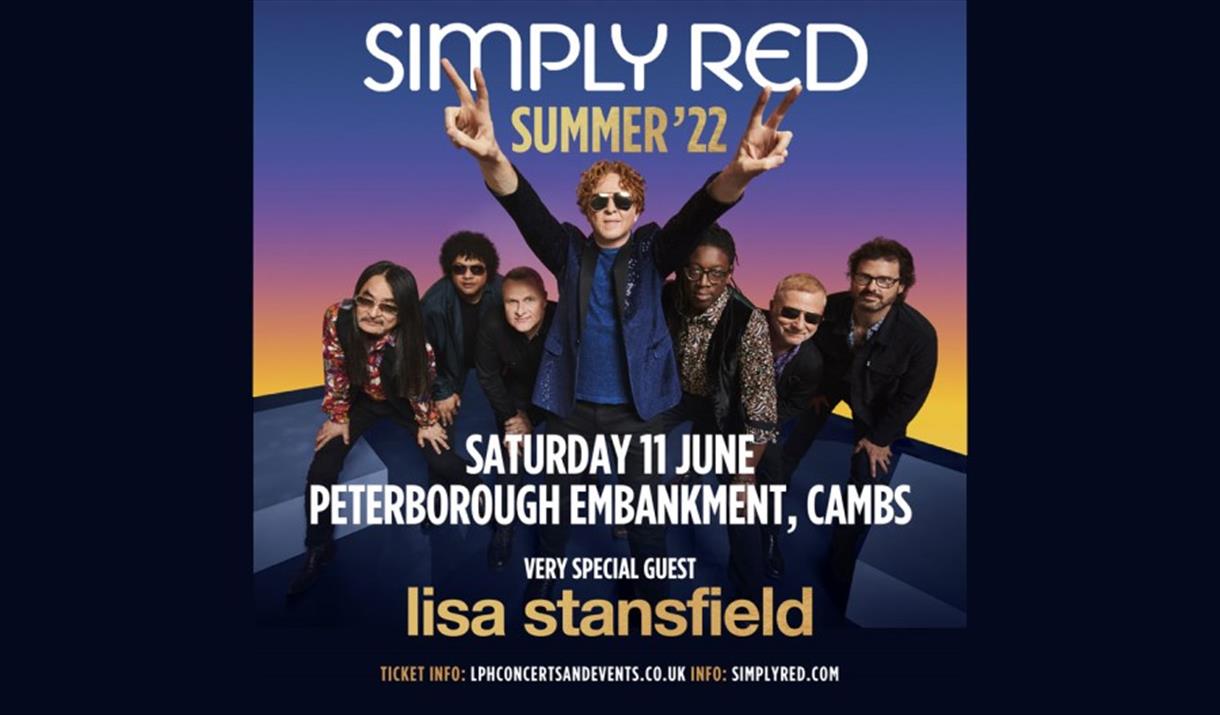 Simply Red on Peterborough Embankment