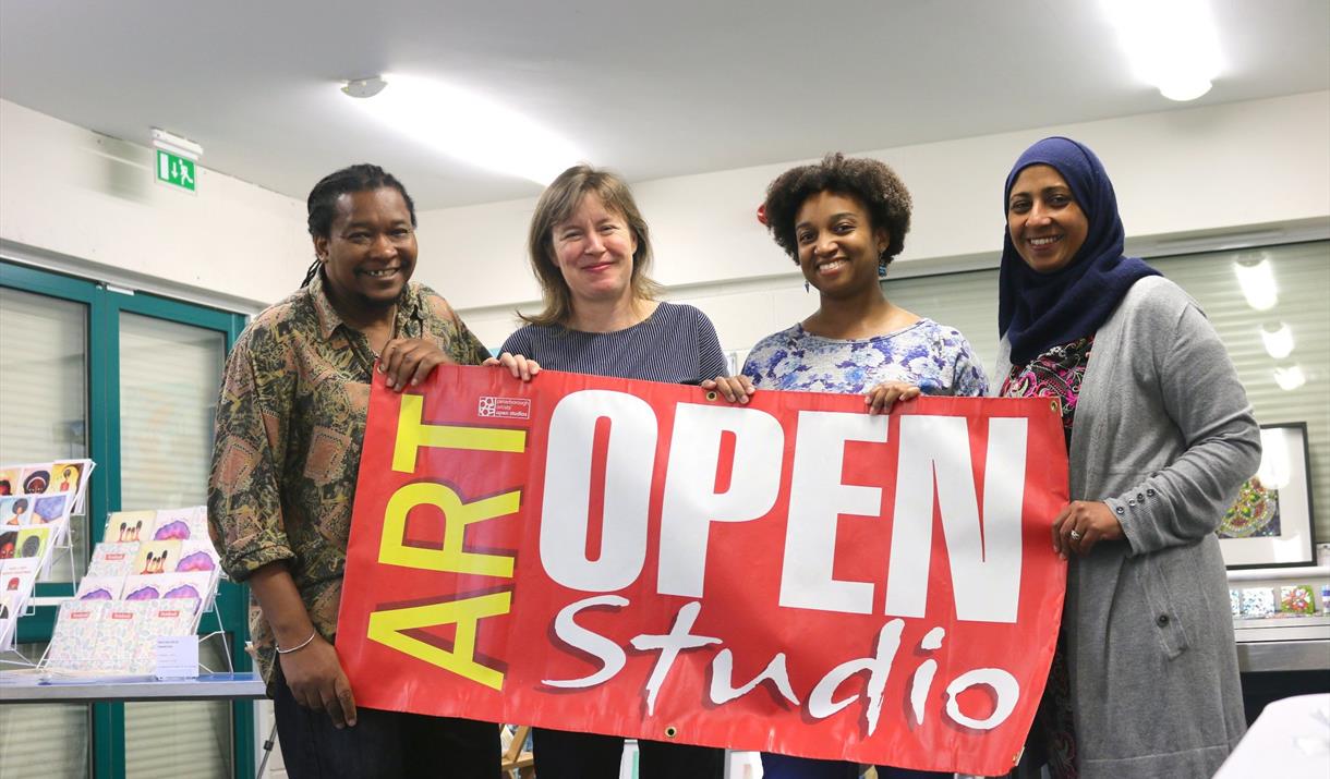 PAOS artists Tony Nero, Josie Kelly, Stacey-Ann Cole and Mahemuda (Muni) Arsalani will be exhibiting their art at Central Park along with Paul Saunder