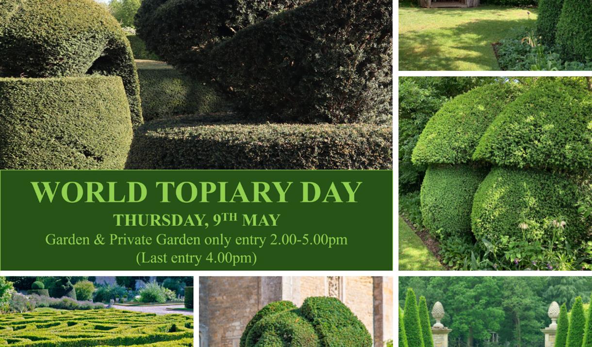 Pre-Season Garden & Private Garden Opening for World Topiary Day