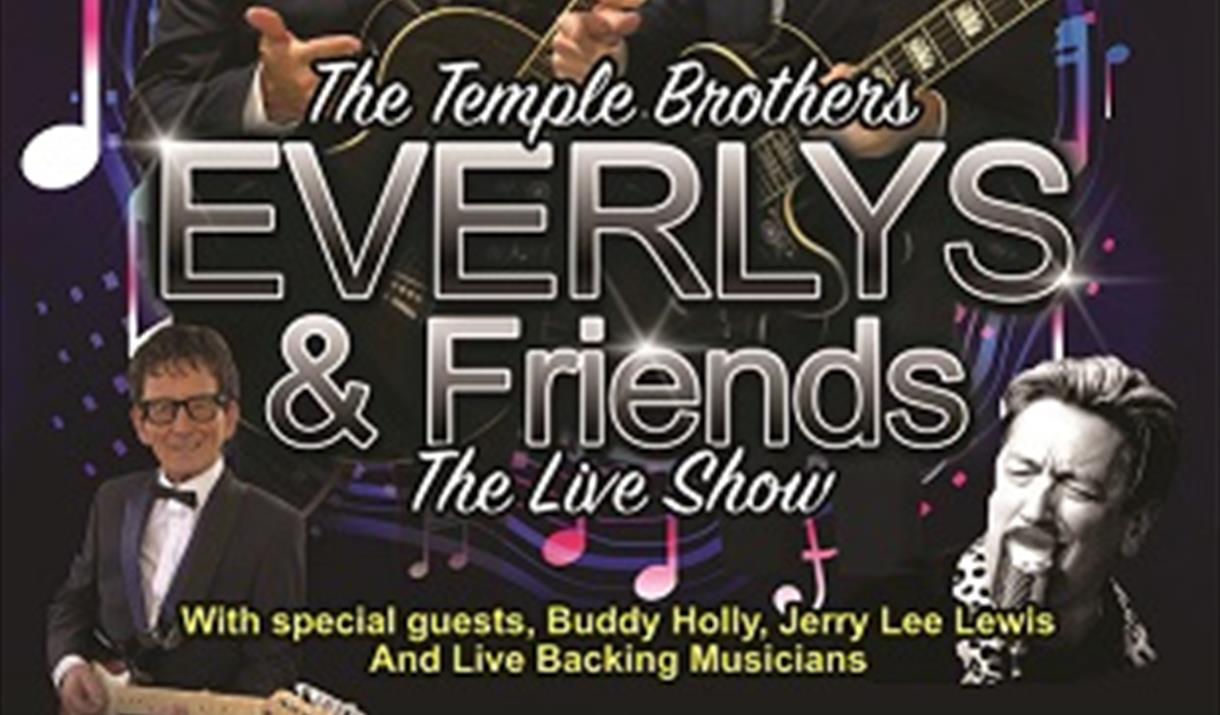 Poster of The Temple Brother's live show Everlys and Friends