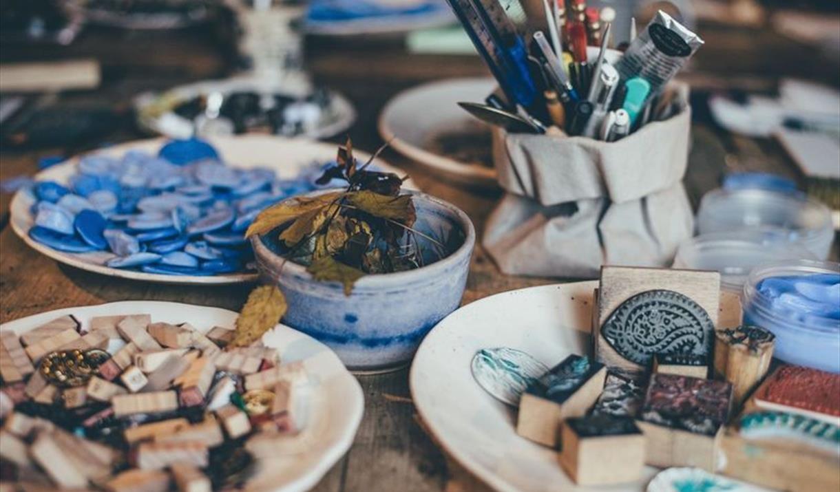 Wood Block Printing for Adults - Virtual event
