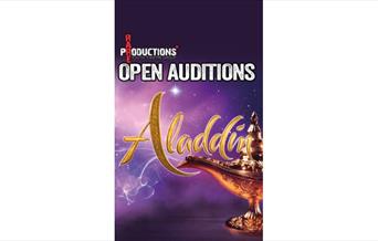 Open auditions for Aladdin (performed at The Cresset in March 2022)