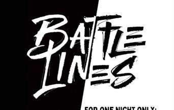 Black and White Battle Lines logo