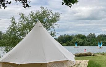 Bell tent at Nene Park