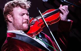 Ben Holder playing the violin.
