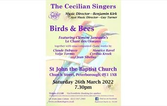 Birds & Beeds choral concert - St John's Church