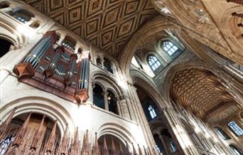 Organ in Peterborough Cathedral
