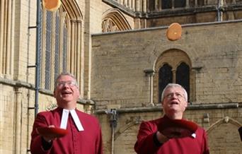 Cathedral Pancake Race