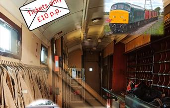 A mail train inside