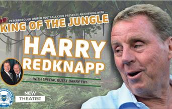 Harry Redknapp will be in Peterborough on 17 September 2021