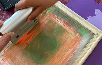 screenprinting using paper cut outs