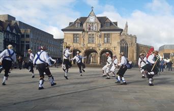 Morris Dancing in Cathedral Square