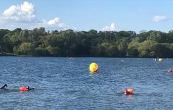 Open water swimming at Nene Park