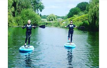 Paddleboarding at Adventure Rutland