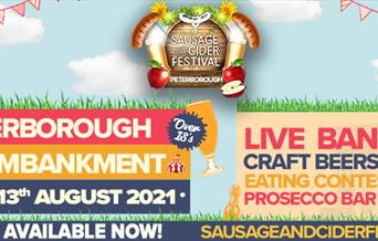 Sausage and Cider Fest on 13 August 2021