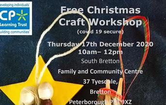 Free Christmas Craft Workshop (Covid 19 secure)
