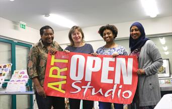 PAOS artists Tony Nero, Josie Kelly, Stacey-Ann Cole and Mahemuda (Muni) Arsalani will be exhibiting their art at Central Park along with Paul Saunder