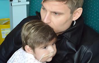 Scott and his baby