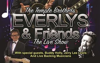 Poster of The Temple Brother's live show Everlys and Friends