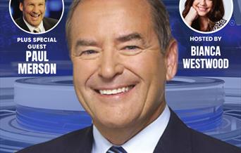 Poster that shows an evening with Jeff Stelling