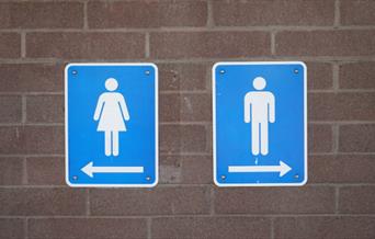 Public Toilet stock image