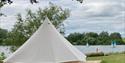 Bell tent at Nene Park