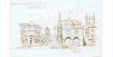 Cathedral Square Image Drawn by Alan Ruddle in 1897