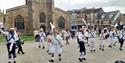 Morris dancers in Peterborough