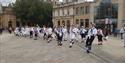 Morris Dancing in Cathedral Square