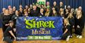 The cast of Shrek the Musical - performed by Peterborough Operatic and Dramatics Society.