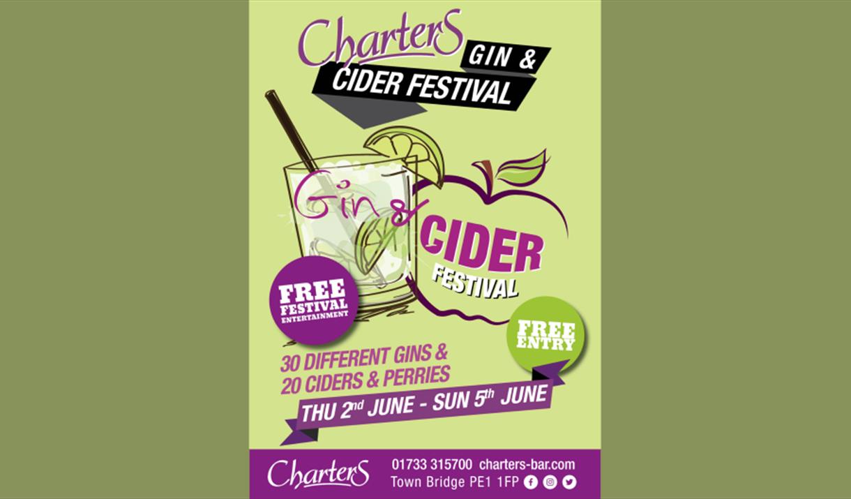 Gin & Cider Festival at Charters Bar