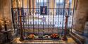 Katharine of Aragon's resting place at Peterborough Cathedral