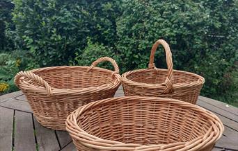 Willow Basket Weaving at Sacrewell Farm