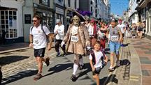 Runners at the Plymouth Pirate Fun Run 2024