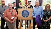 Historic blue plaque honours achievements of Ralph Alger Bagnold 