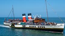 Waverley Steam Boat on the sea