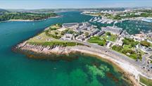 A drone shot of RWY