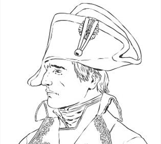 napoleon bonaparte coloring pages