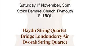 Divertimento String Quartet Concert in Plymouth