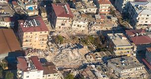 Aerial View of the Hatay Province in Turkey