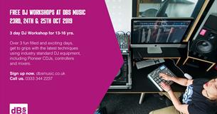 Plymouth Music Education Hub & dBs Music 3 Day [Follow On] DJ Workshop for 13-16 year olds (FREE!)