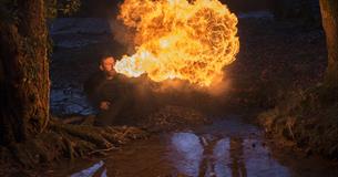 Fire photography workshop on Dartmoor