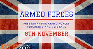 Free entry for all Armed Forces and veterans