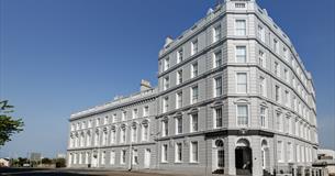 New Continental Hotel exterior, in Plymouth