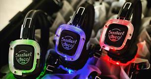 Silent disco headphones