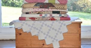 History of Quilting and demonstration at Bodmin Keep