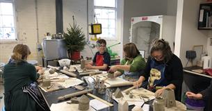 Maker Table at Ocean Studios - looking at texture